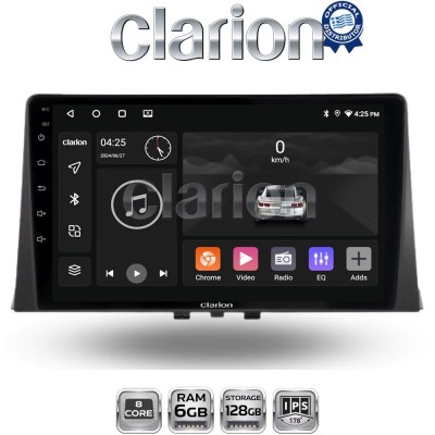 CLARION GL53330 Οθόνη OEM Multimedia Αυτοκινήτου για CITROEN BERLINGO - PEUGEOT PARTNER 2019 (CarPlay/AndroidAuto/BT/GPS/WIFI/GP