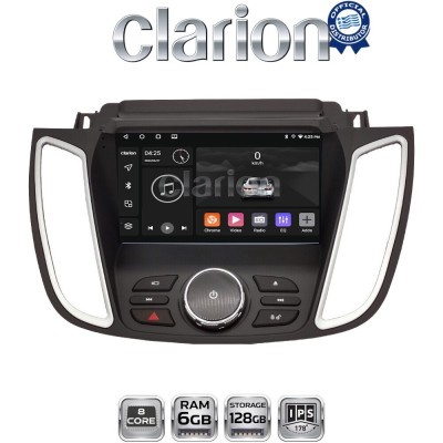 CLARION GL53362D Οθόνη OEM Multimedia Αυτοκινήτου για FORD KUGA 2013 2019C-MAX 2011 2019 με NAVI (CarPlay/AndroidAuto/BT/GPS/W