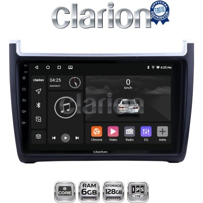 CLARION GL53405 Οθόνη OEM Multimedia Αυτοκινήτου για VW POLO 20142017 & CADDY 2015 (CarPlay/AndroidAuto/BT/GPS/WIFI/GPRS)