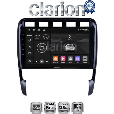 CLARION GL53443 Οθόνη OEM Multimedia Αυτοκινήτου για PORSCHE CAYENNE 20022011 (CarPlay/AndroidAuto/BT/GPS/WIFI/GPRS)