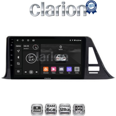 CLARION GL53445 Οθόνη OEM Multimedia Αυτοκινήτου για Toyota CH-R 2017 (CarPlay/AndroidAuto/BT/GPS/WIFI/GPRS)