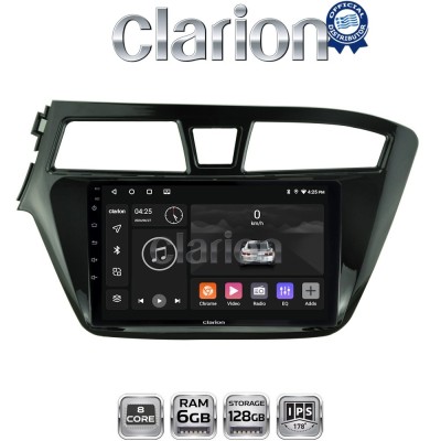 CLARION GL53517 Οθόνη OEM Multimedia Αυτοκινήτου για Hyundai i20 2015 (CarPlay/AndroidAuto/BT/GPS/WIFI/GPRS)