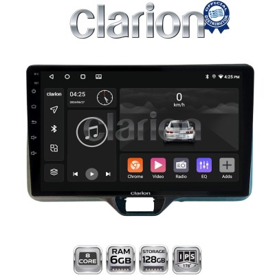 CLARION GL53554 Οθόνη OEM Multimedia Αυτοκινήτου για TOYOTA YARIS 2020 (CarPlay/AndroidAuto/BT/GPS/WIFI/GPRS)