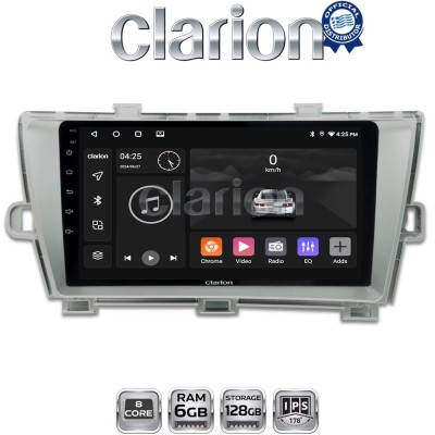 CLARION GL53561 Οθόνη OEM Multimedia Αυτοκινήτου για TOYOTA PRIUS 20092016 (CarPlay/AndroidAuto/BT/GPS/WIFI/GPRS)