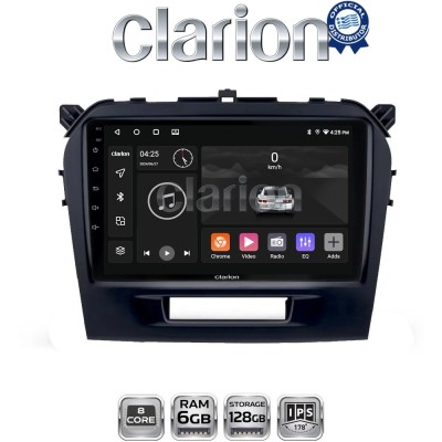 CLARION GL53571 Οθόνη OEM Multimedia Αυτοκινήτου για SUZUKI VITARA & BREZZA 2016 (CarPlay/AndroidAuto/BT/GPS/WIFI/GPRS)
