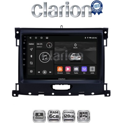 CLARION GL53575 Οθόνη OEM Multimedia Αυτοκινήτου για Ford Ranger 2019 (CarPlay/AndroidAuto/BT/GPS/WIFI/GPRS)