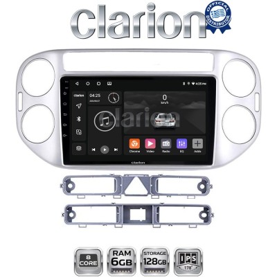 CLARION GL53590 Οθόνη OEM Multimedia Αυτοκινήτου για VW TIGUAN 20072017 (CarPlay/AndroidAuto/BT/GPS/WIFI/GPRS)