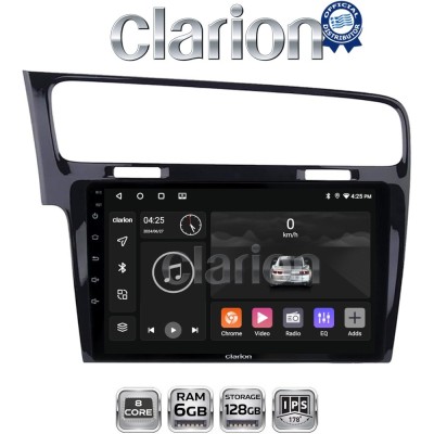 CLARION GL53591B Οθόνη OEM Multimedia Αυτοκινήτου για VW GOLF7 (CarPlay/AndroidAuto/BT/GPS/WIFI/GPRS)