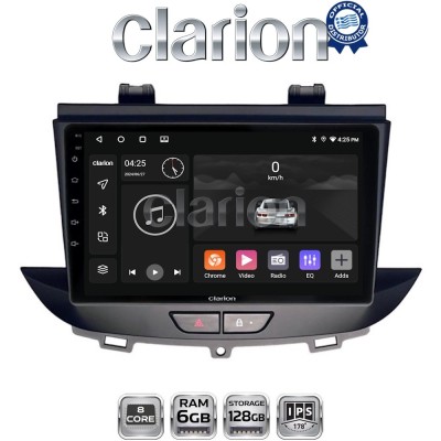 CLARION GL53664 Οθόνη OEM Multimedia Αυτοκινήτου για Opel Crossland-Grandland 2017 (CarPlay/AndroidAuto/BT/GPS/WIFI/GPRS)
