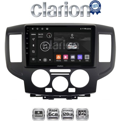 CLARION GL53685B Οθόνη OEM Multimedia Αυτοκινήτου για Nissan NV200 2009 (CarPlay/AndroidAuto/BT/GPS/WIFI/GPRS)