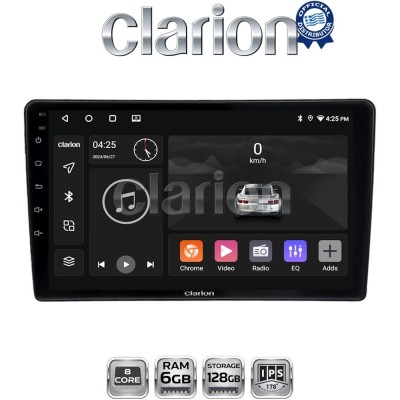 CLARION GL53715 Οθόνη OEM Multimedia Αυτοκινήτου για Nissan Navara D40 2006 2016 clima (CarPlay/AndroidAuto/BT/GPS/WIFI/GPRS)