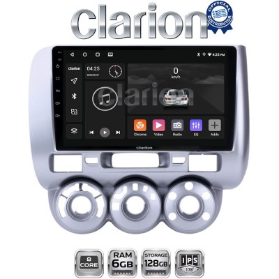 CLARION GL53730 Οθόνη OEM Multimedia Αυτοκινήτου για HONDA JAZZ 20022009 (CarPlay/AndroidAuto/BT/GPS/WIFI/GPRS)