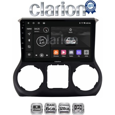 CLARION GL53745B Οθόνη OEM Multimedia Αυτοκινήτου για Jeep Wrangler 2011 2017 (CarPlay/AndroidAuto/BT/GPS/WIFI/GPRS)