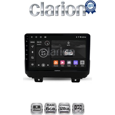 CLARION GL53746 Οθόνη OEM Multimedia Αυτοκινήτου για Jeep Wrangler 2018 (CarPlay/AndroidAuto/BT/GPS/WIFI/GPRS)