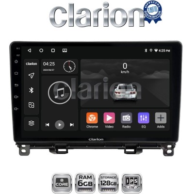 CLARION GL53761 Οθόνη OEM Multimedia Αυτοκινήτου για Honda Jazz 2019 (CarPlay/AndroidAuto/BT/GPS/WIFI/GPRS)