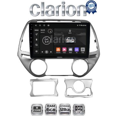 CLARION GL53839 Οθόνη OEM Multimedia Αυτοκινήτου για HYUNDAI i20 20082013 (CarPlay/AndroidAuto/BT/GPS/WIFI/GPRS)