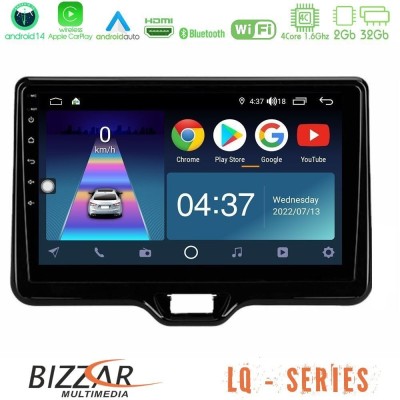 Bizzar G+ Series Toyota Yaris Cross RHD 2020- (Low Version) 8core Android14 6+128GB Navigation Multimedia Tablet 9"