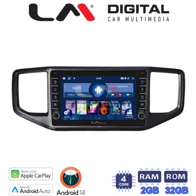 LM Digital - LM ZG4486 GPS Οθόνη OEM Multimedia Αυτοκινήτου για VW Amarok 2017 2021 (CarPlay/AndroidAuto/BT/GPS/WIFI/GPRS)