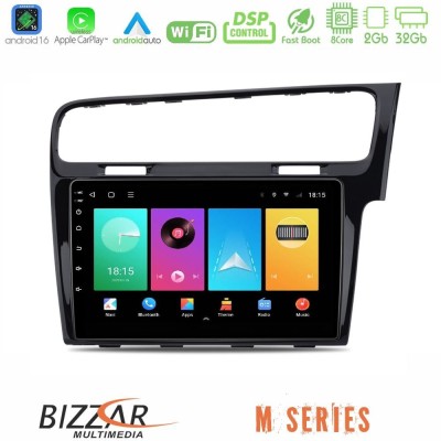 Bizzar M Series 8Core Android16 2+32GB VW GOLF 7 RHD Navigation Multimedia Tablet 10"