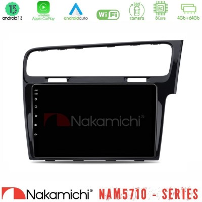 Nakamichi NAM5710 Series 8Core Android13 4+64GB VW GOLF 7 RHD Navigation Multimedia Tablet 10"