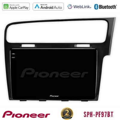 Pioneer SPH-PF97BT Series VW GOLF 7 RHD Multimedia Station 9" (Tablet Style) Με Carplay & Android Auto
