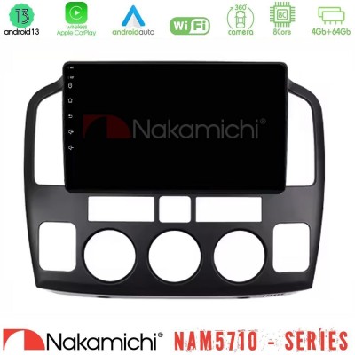 Nakamichi NAM5710 Series 8Core Android13 4+64GB Suzuki Grand Vitara 2003-2005 Navigation Multimedia Tablet 9"
