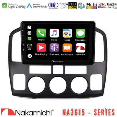 Nakamichi NA3615 Series Με Wireless Carplay & Android Auto Suzuki Grand Vitara 2003-2005 Media Station Tablet 9"