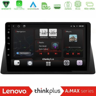 Lenovo Thinkplus A2MAX Series 8Core Android15 4+64GB Honda WR-V 2024- Navigation Multimedia Tablet 10"