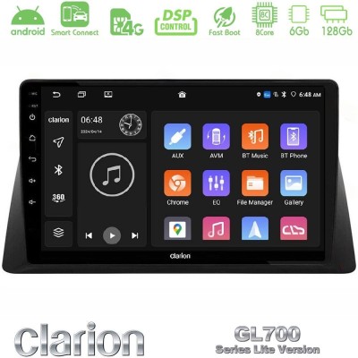 Clarion GL700 Lite Series Honda WR-V 2024- 8Core Android ClarionOS 6+128GB Navigation Multimedia Tablet 10" Με Carplay & Android