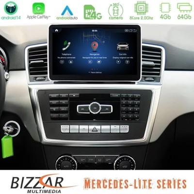 Bizzar Lite Series Mercedes ML/GL Class (X166) NTG4.5 Android14 8Core (4+64GB) Navigation Multimedia 9" Bizzar Lite Series Mercedes ML/GL Class (X166) NTG4.5 Android14 8Core (4+64GB) Navigation Multimedia 9"