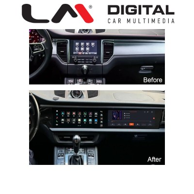 LM Digital - LM JFK1823 DUAL Οθόνη OEM Multimedia Αυτοκινήτου για Porsche Macan 2010 2016 με σύστημα PCM3.0/PCM3.1 χωρίς το εργ