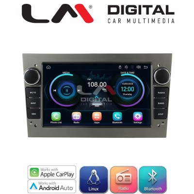 LM Digital - LM LX019G Οθόνη OEM Multimedia Αυτοκινήτου για OPEL All (CarPlay/AndroidAuto/BT/WIFI) Linux OS
