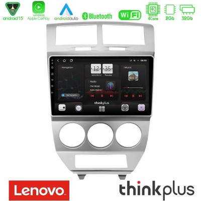 Lenovo Thinkplus Series 4Core Android15 2+32GB Dodge Caliber 2006-2011 Navigation Multimedia Tablet 10" Με Carplay & Android Aut