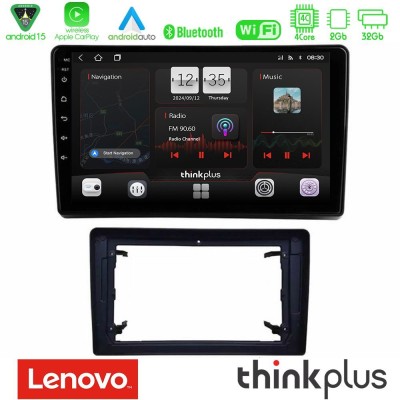 Lenovo Thinkplus Series 4Core Android15 2+32GB Chrysler / Dodge / Jeep Navigation Multimedia Tablet 10" Με Carplay & Android Aut