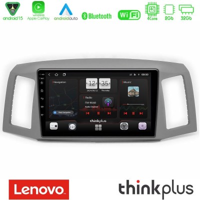 Lenovo Thinkplus Series 4Core Android15 2+32GB Jeep Grand Cherokee 2005-2007 Navigation Multimedia Tablet 10" Με Carplay & Andro