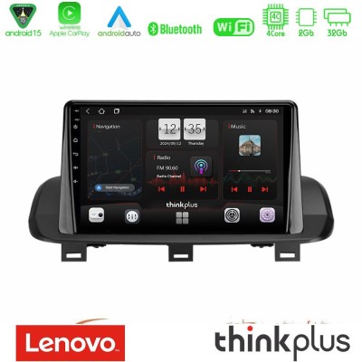 Lenovo Thinkplus Series 4Core Android15 2+32GB Nissan Qashqai J12 & X-Trail T33 Navigation Multimedia Tablet 10" Με Carplay & An
