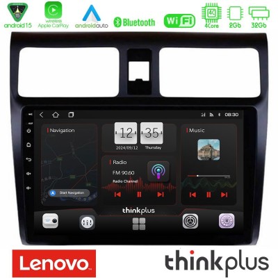 Lenovo Thinkplus Series 4Core Android15 2+32GB Suzuki Swift 2005-2010 Navigation Multimedia Tablet 10" Με Carplay & Android Auto