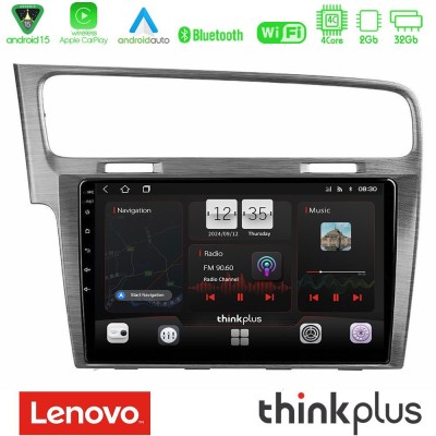 Lenovo Thinkplus Series 4Core Android15 2+32GB VW GOLF 7 Navigation Multimedia Tablet 10" Με Carplay & Android Auto