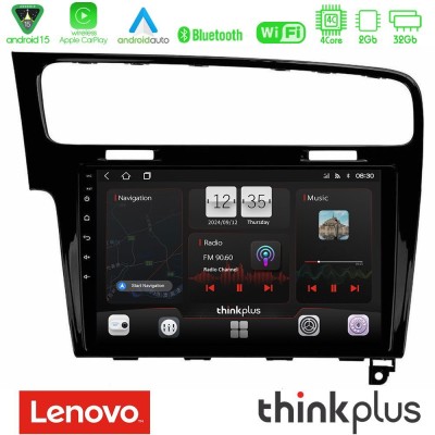 Lenovo Thinkplus Series 4Core Android15 2+32GB VW GOLF 7 Navigation Multimedia Tablet 10" Με Carplay & Android Auto