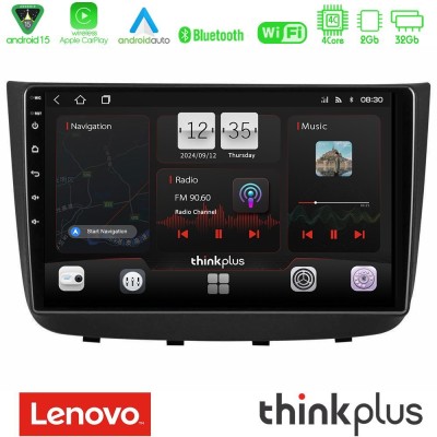 Lenovo Thinkplus Series 4Core Android15 2+32GB Mercedes Vito/Viano 2003-2006 Navigation Multimedia Tablet 10" Με Carplay & Andro