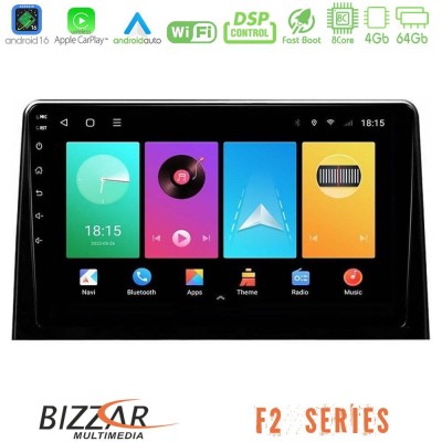 Bizzar F2 Series 8Core Android16 4+64GB Peugeot Partner / Citroën Berlingo 2020- Navigation Multimedia Tablet 10"