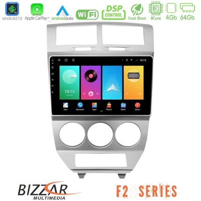 Bizzar F2 Series 8Core Android16 4+64GB Dodge Caliber 2006-2011 Navigation Multimedia Tablet 10"