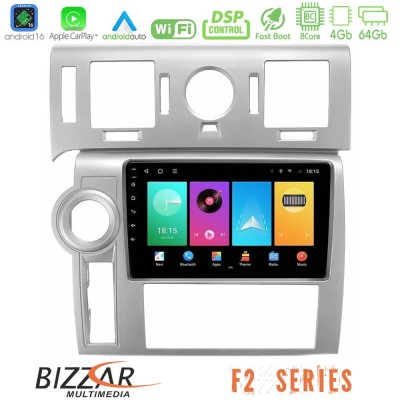 Bizzar F2 Series 8Core Android16 4+64GB Hummer H2 2008-2009 Navigation Multimedia Tablet 9"