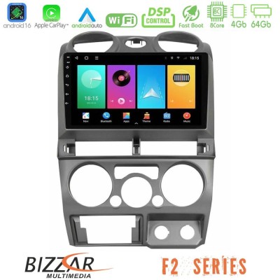 Bizzar F2 Series 8Core Android16 4+64GB Isuzu D-Max 2007-2011 Navigation Multimedia Tablet 9"