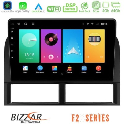 Bizzar F2 Series 8Core Android16 4+64GB Jeep Grand Cherokee 1999-2004 Navigation Multimedia Tablet 9"