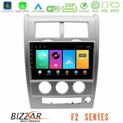 Bizzar F2 Series 8Core Android16 4+64GB Jeep Cherokee (KK) 2008-2012 Navigation Multimedia Tablet 10"