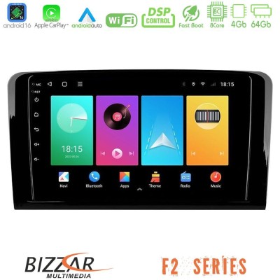 Bizzar F2 Series 8Core Android16 4+64GB Mercedes ML/GL Class Navigation Multimedia Tablet 9"