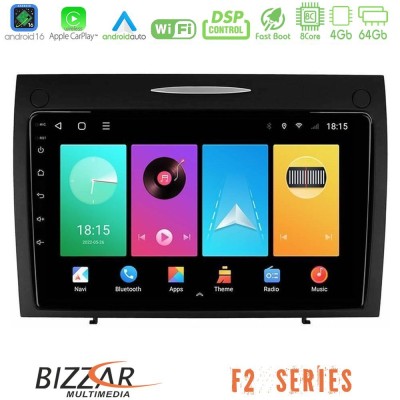 Bizzar F2 Series 8Core Android16 4+64GB Mercedes SLK Class Navigation Multimedia Tablet 9"