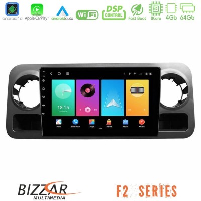 Bizzar F2 Series 8Core Android16 4+64GB Mercedes Sprinter W907 Navigation Multimedia Tablet 10"