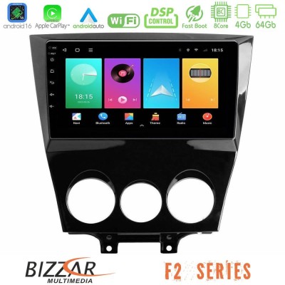 Bizzar F2 Series 8Core Android16 4+64GB Mazda RX8 2008-2012 Navigation Multimedia Tablet 9"